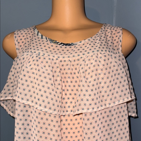 *Rokoko by Dazz Polka Dot Sleeveless Top - Size Medium - Picture 2 of 5